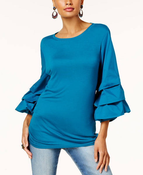 Anna Sui Loves INC International Concepts Tiered Sleeve Top